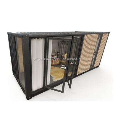 Casas de contêiner modernas de um andar estilo luxuoso Edifícios pré-fabricados de madeira minúsculas para hotéis Apartamentos Vilas ou cabanas