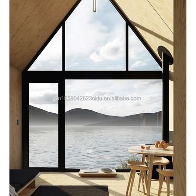 Moderno A-Triângulo Casa Pequena Casa pré-fabricada Trailer Casa Flat Pack aço e painel de sanduíche Casa móvel para hotel ou outros fins