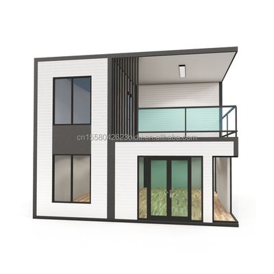 Janela de liga de alumínio Estilo de design chinês Estrutura de aço Casa de luxo com opções de personalização