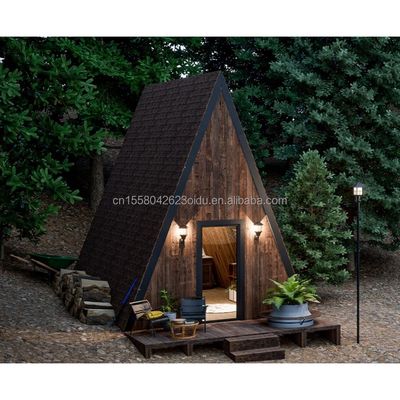 Galvanizado de aço de curvatura pré-fabricado Casa Floresta Viva quarto de hotel para vida ao ar livre moderna e recipiente especializado