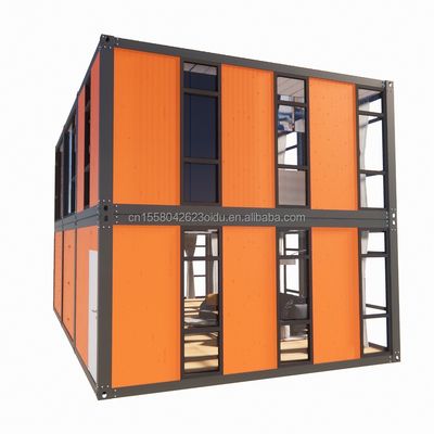 Hotel Flat Pack Produto de aço Design moderno Apartamento fabricado por Cbox Luxury Casa de contêiner portátil de duas camadas