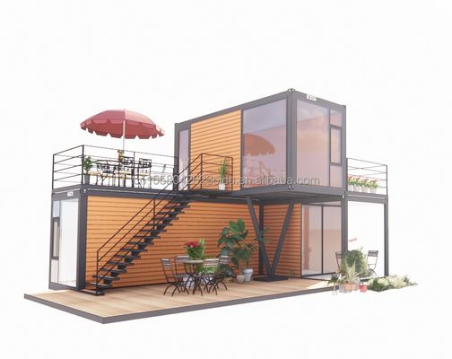 50/75/100mm Wave Sandwich Panel Parede 20 pés Container de Envio Portátil Loja de Vestuário Loja Móvel Prefabricada Loja Pop-up Loja de Varejo