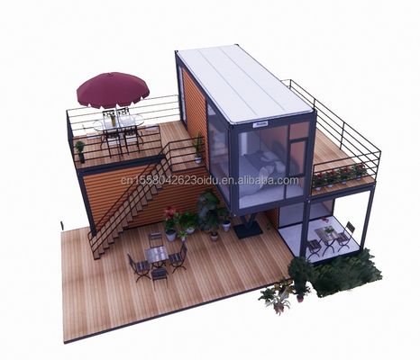 50/75/100mm Wave Sandwich Panel Parede 20 pés Container de Envio Portátil Loja de Vestuário Loja Móvel Prefabricada Loja Pop-up Loja de Varejo