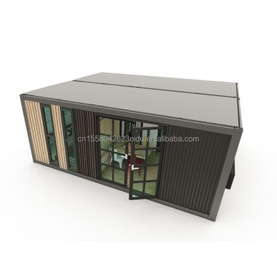 Casa Móvel Desmontável Personalizável UE Dois Quartos Dois Containers Prefabricados de 20 pés para Vida Personalizada