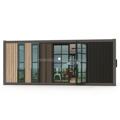 Casa Móvel Desmontável Personalizável UE Dois Quartos Dois Containers Prefabricados de 20 pés para Vida Personalizada