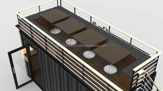 40ft moderno pré-fabricado bar de café de dois andares restaurante fast-food Mini Mini Container combinado exterior móvel