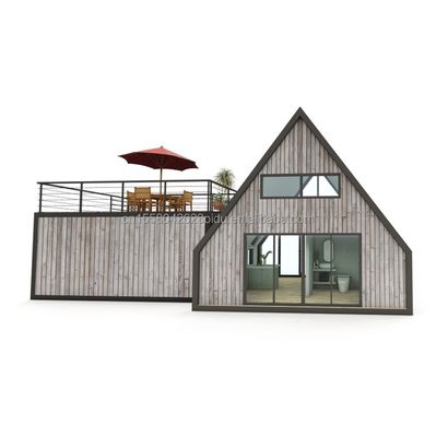 Cores personalizadas Casa de contêineres moderna UE pré-fabricada Casa portátil pequena Casa modular Casas de aço leve Casa pré-fabricada