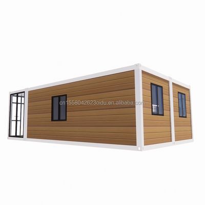 Casa de Contêineres Modernos Expansíveis de 20 pés para Carport Prefabricado Painel de Sandwich Móvel de Aço Material Hotel Restaurante Bar