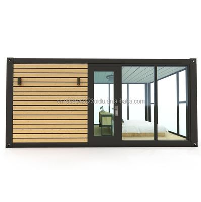 Cores personalizadas Luxo Moderno Pequena Casa de Madeira Prefabricada de 20 pés 40 pés Container Móvel de Aço Leve Casa Prefabricada Apartamento para Outdoor