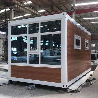 Escritório de contêineres modulares de casa de cores personalizadas para estilo luxuoso Casa de contêineres integrada mini prefabricada de 20 pés
