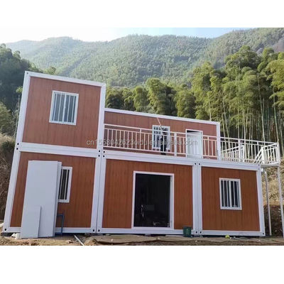 Escritório de contêineres modulares de casa de cores personalizadas para estilo luxuoso Casa de contêineres integrada mini prefabricada de 20 pés