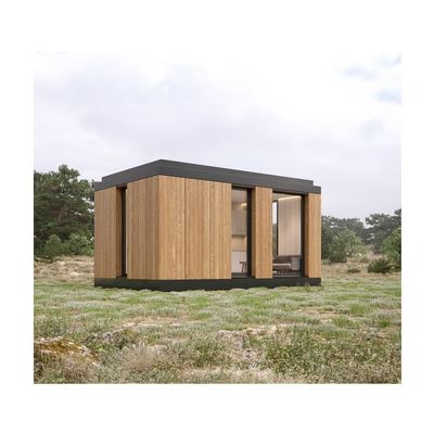 Moderno da UE 20ft Assemblagem rápida Casas de madeira Container Hotel Loja para escritório em cores personalizadas