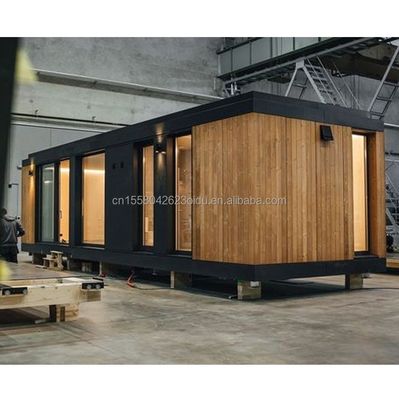 Moderno da UE 20ft Assemblagem rápida Casas de madeira Container Hotel Loja para escritório em cores personalizadas