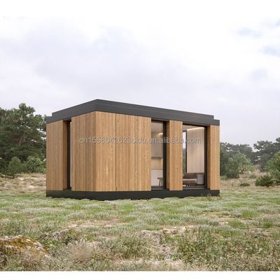 Moderno da UE 20ft Assemblagem rápida Casas de madeira Container Hotel Loja para escritório em cores personalizadas