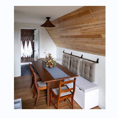 20ft ou 40ft Container Modern Design EU Triângulo Forma Estrutura de aço Casas de madeira com estrutura de aço em forma de A Quadro Sala