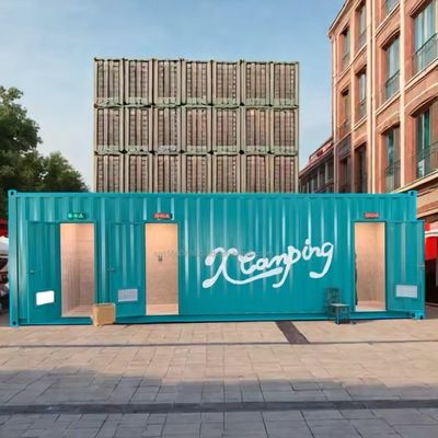 40 FT Casa pré-fabricada de aço expansível para porta-contêineres móveis personalizáveis