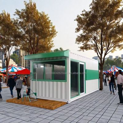 40 FT Casa pré-fabricada de aço expansível para porta-contêineres móveis personalizáveis