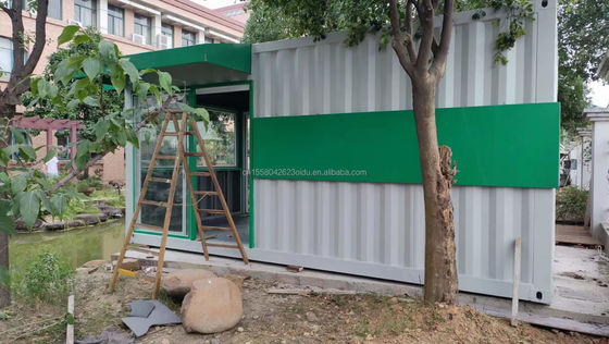 40 FT Casa pré-fabricada de aço expansível para porta-contêineres móveis personalizáveis
