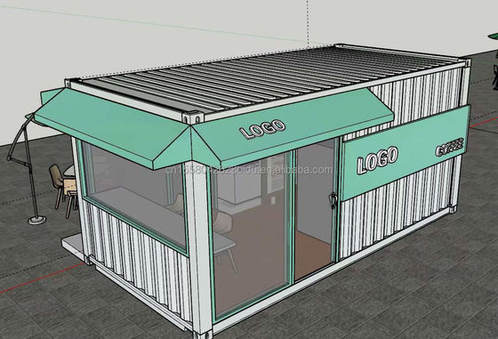 40 FT Casa pré-fabricada de aço expansível para porta-contêineres móveis personalizáveis
