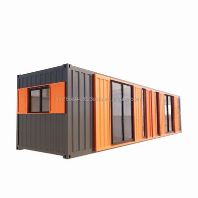 40FT Container Apartamento Modular Casas de madeira acabadas Personalizadas Cor Independente Estudante Apartamento Casa Prefabricada