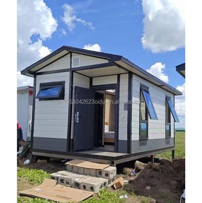 Moderno Design Sandwich Panel Porta Modular Casa Móvel na União Europeia com 20 Ft Prefabricated Flat Packaging Container