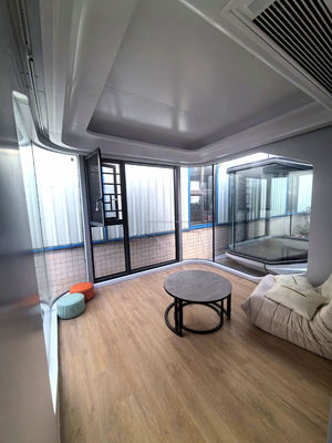 Moderno Design Sandwich Panel Porta Modular Casa Móvel na União Europeia com 20 Ft Prefabricated Flat Packaging Container