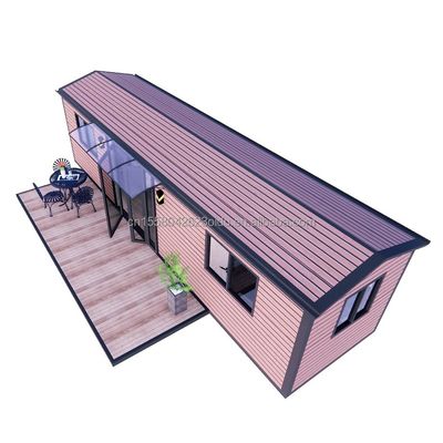 Tubos quadrados de aço galvanizado Estrutura principal e janelas de liga de alumínio para casas de contentores de luxo usadas em hotéis de villas