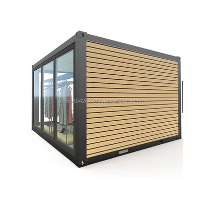 Janela de alumínio de liga de luxo Moderno gabinete de visualização de oficina de madeira para apartamento ou casa de férias Solução de armazenamento