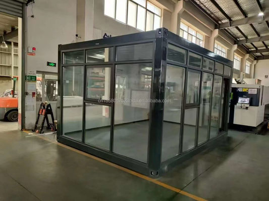 Janela de alumínio de liga de luxo Moderno gabinete de visualização de oficina de madeira para apartamento ou casa de férias Solução de armazenamento