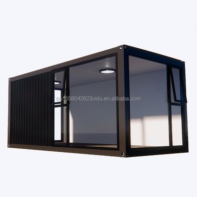 Container de arquitetura de painel de sanduíche de embalagem plana convenientemente portátil para loja de conveniência de bar de café ou acampamento