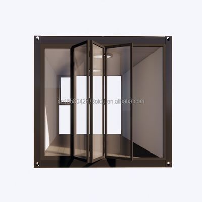Container de arquitetura de painel de sanduíche de embalagem plana convenientemente portátil para loja de conveniência de bar de café ou acampamento