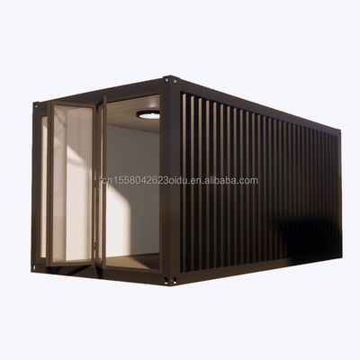 Container de arquitetura de painel de sanduíche de embalagem plana convenientemente portátil para loja de conveniência de bar de café ou acampamento