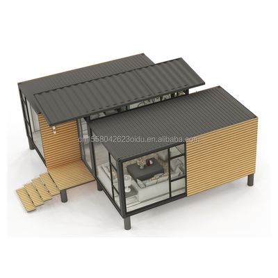Container Desmontável 20ft Luxury Modular Prefabricated Container House para Design de Hotel Moderno e Container de Luxo dobrável