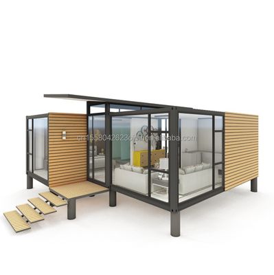 Container Desmontável 20ft Luxury Modular Prefabricated Container House para Design de Hotel Moderno e Container de Luxo dobrável