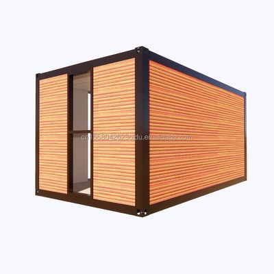 Tubos de aço galvanizado Quadrado Casas de contêineres para parque Grill Loja Escritório Mobile Assembléia portátil Bar de café Casa de madeira