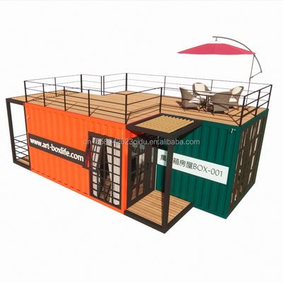 Cores personalizadas Modelo de construção rápida Modular Casa pré-fabricada Hotel Container Casas com banheiro e cozinha para hotéis