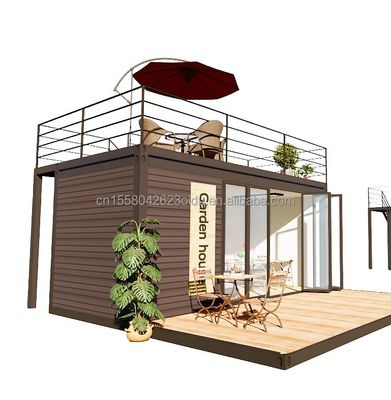 Estrutura principal de aço galvanizado moderno luxo chinês pré-fabricado Vila de aço para fácil montagem no ambiente ao ar livre