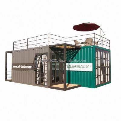 Cores personalizadas Modelo de construção rápida Modular Casa pré-fabricada Hotel Container Casas com banheiro e cozinha para hotéis