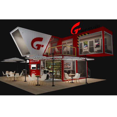 Cor personalizada 10ft 20ft Moderna Casa Modular Móvel Prefabricada Fácil de Instalar Flat Pack Container Desmontável Prefabricado