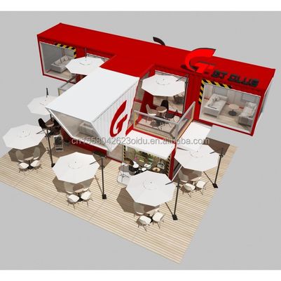 Cor personalizada 10ft 20ft Moderna Casa Modular Móvel Prefabricada Fácil de Instalar Flat Pack Container Desmontável Prefabricado