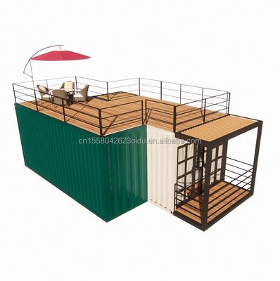 Cores personalizadas Modelo de construção rápida Modular Casa pré-fabricada Hotel Container Casas com banheiro e cozinha para hotéis
