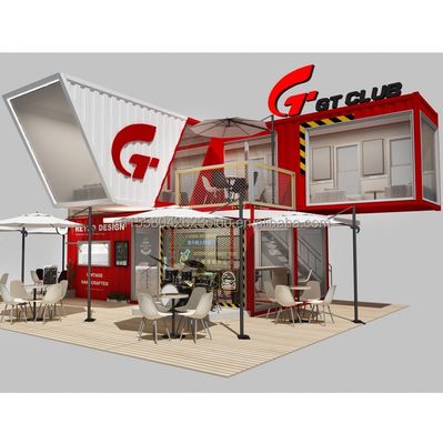 Cor personalizada 10ft 20ft Moderna Casa Modular Móvel Prefabricada Fácil de Instalar Flat Pack Container Desmontável Prefabricado