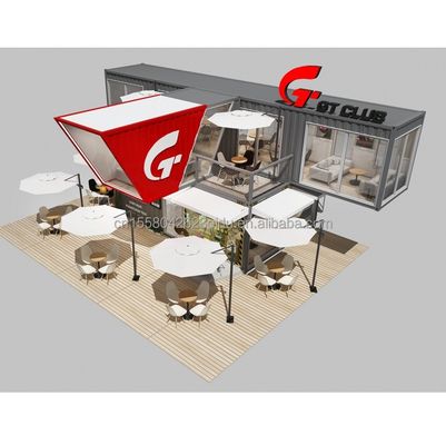 Cor personalizada 10ft 20ft Moderna Casa Modular Móvel Prefabricada Fácil de Instalar Flat Pack Container Desmontável Prefabricado