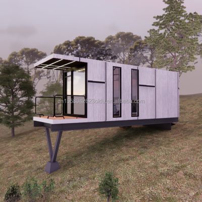 Alumínio liga Janela 20ft Casa Prefabricada Casa Container Hotel Container de lazer Casa de férias Casa de luxo Casa de aço leve Villa