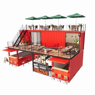 10ft 20ft Pop-up Transport Pavilion Painel Sandwich Casa Restaurante Loja Container de Envio para Mall Made