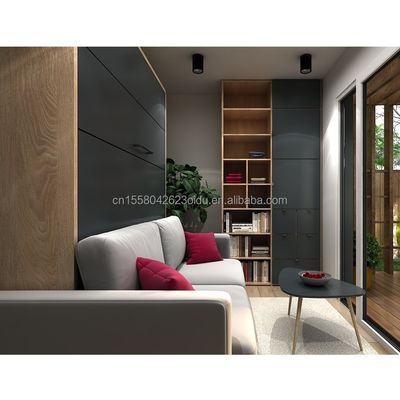 Parede de contêiner expansível 50/75/100mm Painel de sanduíche de onda para 20ft e 40ft pré-fabricado portavel de transporte de contêineres para casa