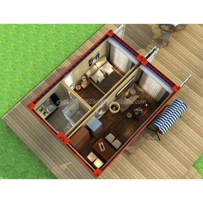 Parede de contêiner expansível 50/75/100mm Painel de sanduíche de onda para 20ft e 40ft pré-fabricado portavel de transporte de contêineres para casa