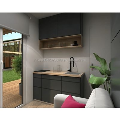 Parede de contêiner expansível 50/75/100mm Painel de sanduíche de onda para 20ft e 40ft pré-fabricado portavel de transporte de contêineres para casa