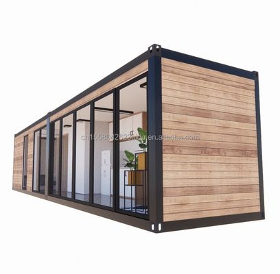 Prefabricados de madeira Luxo Mini Living Portátil Container Prefabricado Casas com quarto Banheiro Cozinha Sala de estar