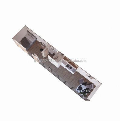 Prefabricados de madeira Luxo Mini Living Portátil Container Prefabricado Casas com quarto Banheiro Cozinha Sala de estar